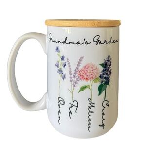 CUSTOM “Grandma’s Garden” Handcrafted Mug